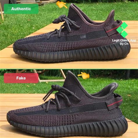 adidas yeezy 350 black real vs fake|yeezy boost 350 all black.